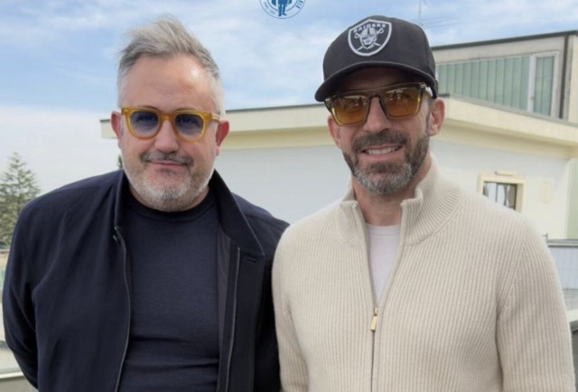 Alessandro Del Piero a Palazzolo sull’Oglio per seguire il figlio Tobias