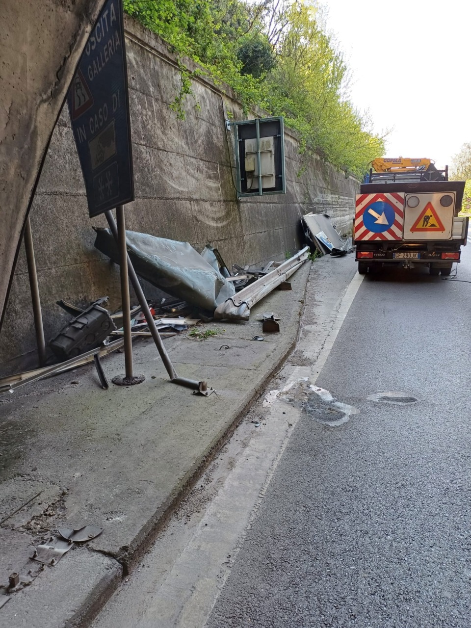 Incidente a Iseo: deviazioni sulla Sp510 Sebina dopo un sinistro