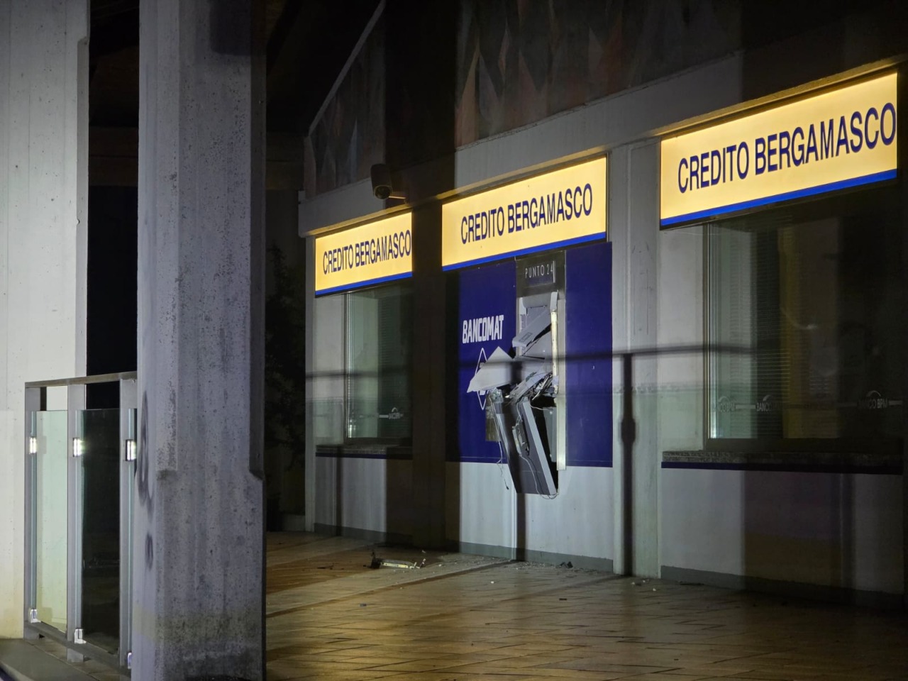 Tentativo di furto al bancomat di Timoline: ladri in fuga a mani vuote