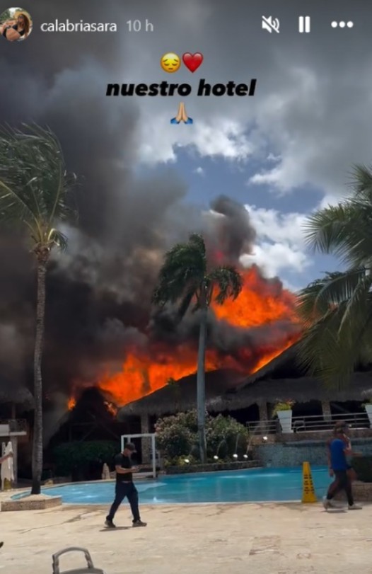 Sara Calabria salva dopo l’incendio nel resort della Repubblica Dominicana