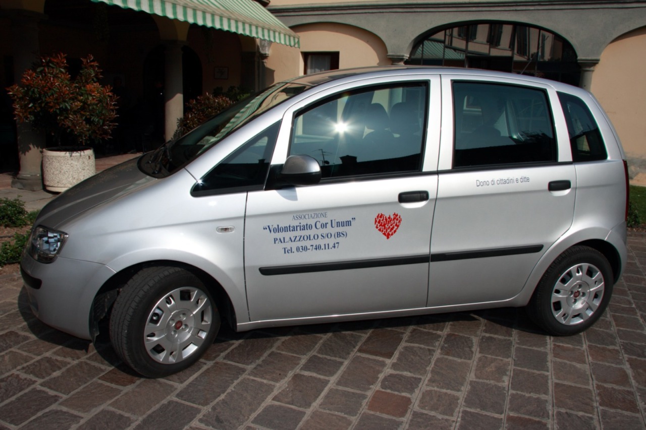 Ritrovata a Rovato la Fiat dei volontari di Cor Unum di Palazzolo sull’Oglio